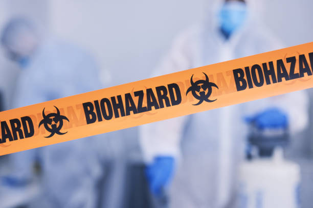 Professional Sewage Cleanup technician working in Charlestown, NH